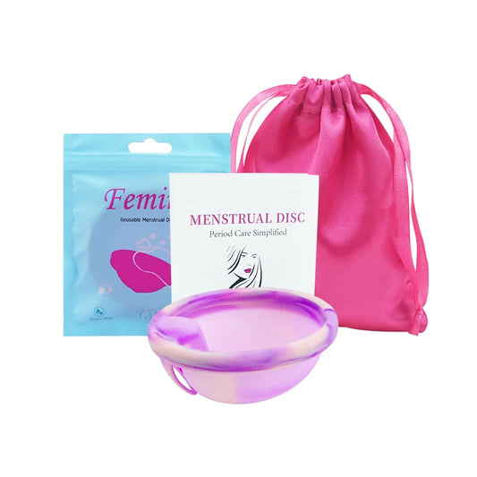 Copa menstrual de silicona, disco menstrual, copa menstrual, menstruación, disco menstrual, cuidado de la salud femenina, higiene femenina, extrafino