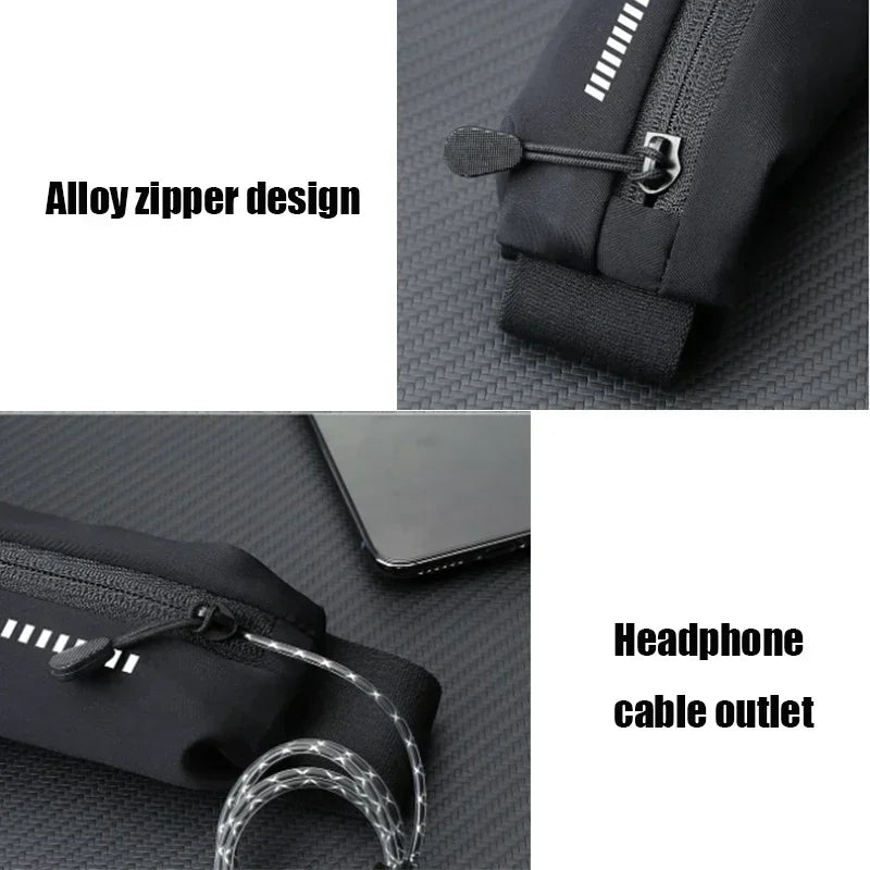Phone Holder Jogging Training Key Belt Bike Accessories Pouch Packs Waist Running Bags Women Sports Fitness Waterproof