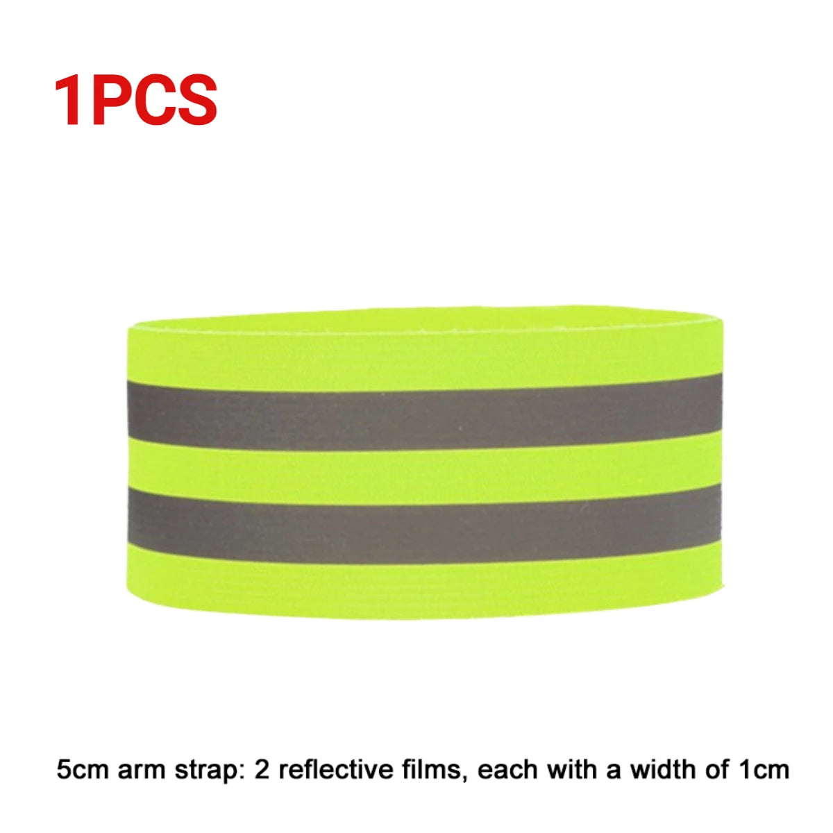 1-5PC Reflective Bands Elastic Armband Wristband Ankle Leg Straps Safety Reflector Tape Straps for Night Walking Cycling Running