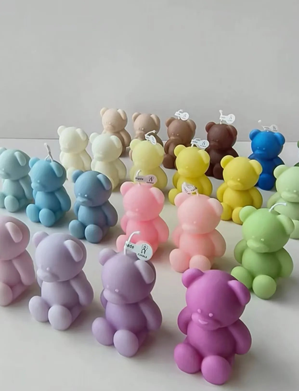 1pc Mini Bear Creative Scented Candles,for Home Atmosphere decoration And Photo Props Birthday Gifts Room Decor Gifts Graduation