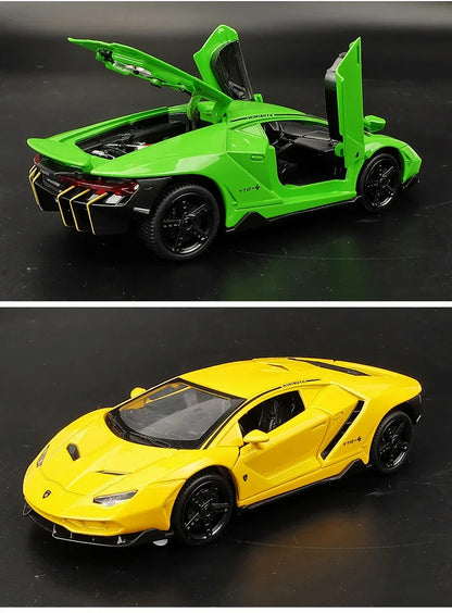 1:32 Lamborghinis LP770 LP750 Car Alloy Sports Car Model Diecast Sound Super Racing Lifting Tail Hot Car Wheel For Children Gift