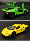 1:32 Lamborghinis LP770 LP750 Car Alloy Sports Car Model Diecast Sound Super Racing Lifting Tail Hot Car Wheel For Children Gift