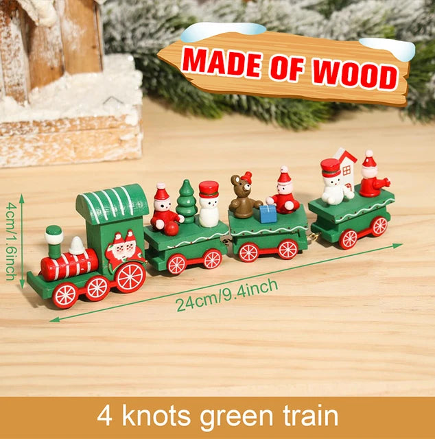 Christmas Train Decorations for Home, Merry Christmas Ornament, Noel Gifts, Happy New Year, 2025, 2024 