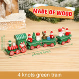 Christmas Train Decorations for Home, Merry Christmas Ornament, Noel Gifts, Happy New Year, 2025, 2024 