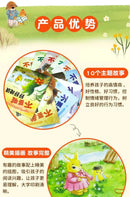 10pcs Children Language Ability Training Emotion Management Early Education Chinese Characters Audio Reading Bedtime Story Books