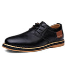 Men Oxfords Genuine Leather Dress Shoes Brogue Lace Up Italian Mens Casual Shoes Luxury Brand Moccasins Loafers Plus Size 38-48