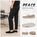 Men Flat Loafers 2025 Frosted Suede Flat Shoes Comfortable Non Slip Fashion Loafers Lightweight Trendy Outdoor Casual Shoes