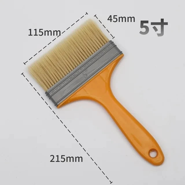 5PCS Multifunction Plastic Handle Paint Brushes for Wall and Furniture Paint Tool Set Painting Brushes Artist Paint Brushes