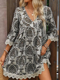 2025 Large Size Women's Dress Casual Loose Fit Maxi Gown Plus Size Fashionable Clothing for Plus Size Women