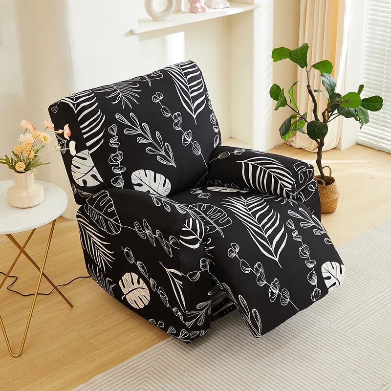Elastic Recliner Sofa Cover Printed Slipcover Chair Sofa Protector Relax Armchair Stretch Couch Covers For Living Room
