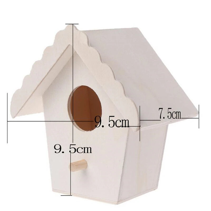 High Quality Wooden Bird Cage Nesting Box Breeding Hatching Nest for Parakeet Budgies Cockatiel Finch Lovebird Parrot Birdhouse