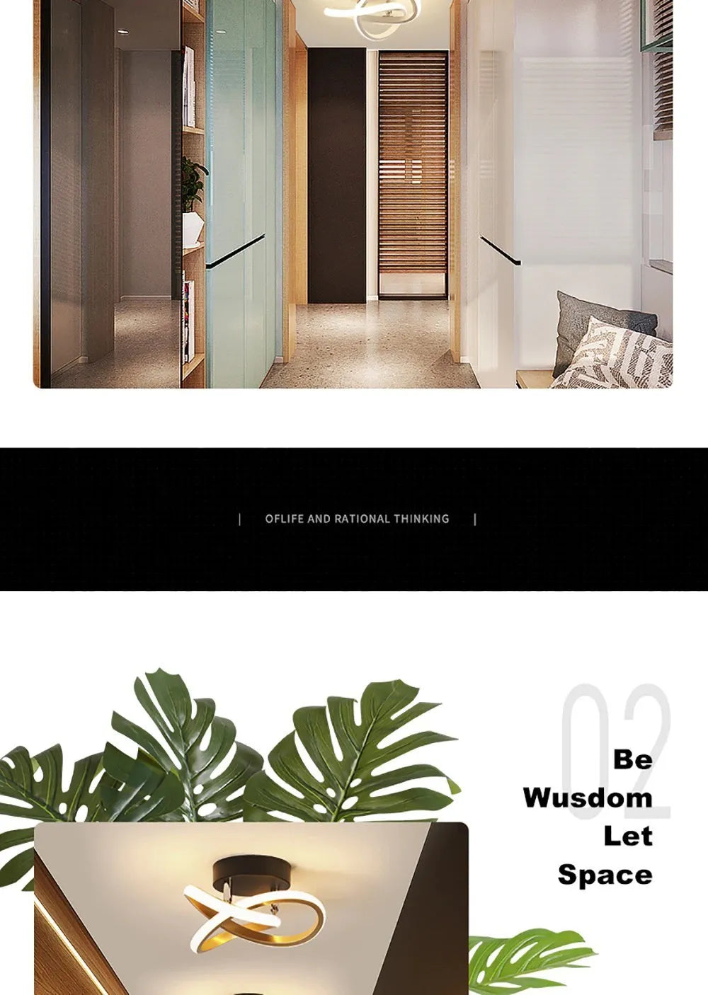Lámparas de techo LED para pasillo, modernas y minimalistas, para sala de estar, balcón, entrada, escalera, decoración del hogar, accesorios LED brillantes.