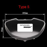 Motorcycle Motocross Moped Speedometer Tachometer Dashboard Instrument Glass Plastic Lens Cover For Scooter ATV E-Scooter