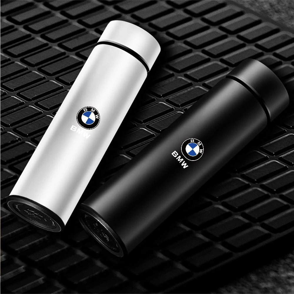 Termo inteligente con pantalla de temperatura, de acero inoxidable 304, con aislamiento al vacío, para BMW M Performance.