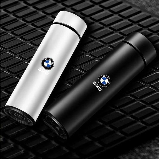 Termo inteligente con pantalla de temperatura, de acero inoxidable 304, con aislamiento al vacío, para BMW M Performance.