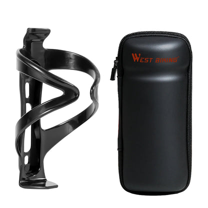 WEST BIKING Bike Tool Capsule Box Store MTB Bike Storage Box Apply Bottle Cage Cycling Tools w Kettle Frame Bicycle Accessories