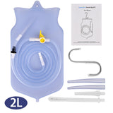 Reusable Enema Bag Colon Irrigator Feminine Hygiene Health Care Weight Loss Silicone Water Detox Douche Anal Vagina Cleaner