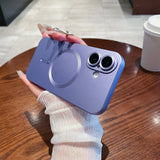 For Magsafe Silicone Matte Bumper Case For iPhone 16E 16 15 14 13 12 11 Pro X XS XR Max 8 7 Plus SE Magnetic Lens Protect Cover