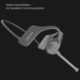 EASYBUDS Handsfree Bluetooth Air Bone Conduction Earphones With Noise Canceling Boom Microphone Business Open Ear Headphones