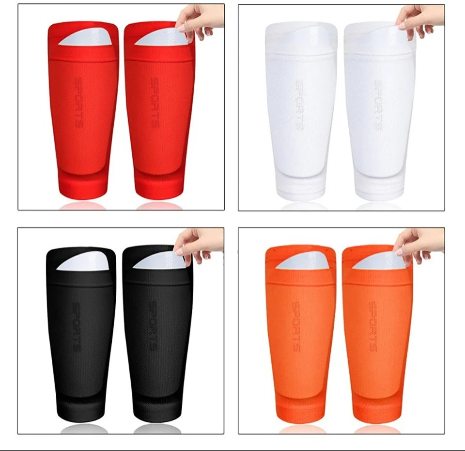 Loogdeel Soccer Shin Guard Covers,Shin Pads Socks Soccer Sock Sleeves Shin Pads Holders Shin Guard Sleeves for Kids Youth Adults