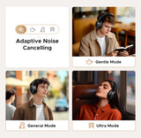 UGREEN Studio Pro 48dB ANC Wireless Headphones Over Ear Bluetooth Earphones Active Noise Cancellation Hi-Res LDAC 120h Playtime