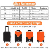 Luggage Cover Stretch Fabric Suitcase Protector Baggage Dust Case Cover Suitable for18-32 Inch Suitcase Case Travel accessories