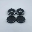 4Pcs/set 75MM/60MM Car Wheel Center Hub Cap Covers For Mercedes Benz  Black Badge Rim Cover Auto Style Decorate Accessories