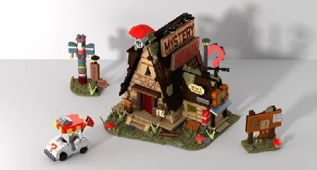 1125PCS/set CLassic TV Shows Gravityed Fall House Building Block Toy for Kids Fan Gifts Farm Architecture Model Bricks City View