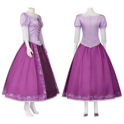 Movie Rapunzel Cosplay Costume Tangled The Series Flynn Rider Cosplay Suits Rapunzel Dress Halloween For Adult Women Men Party