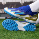 Adidas Men's shoes 2024 new X mid-range TF broken nail Messi match color Breathable training game football shoes ID0718