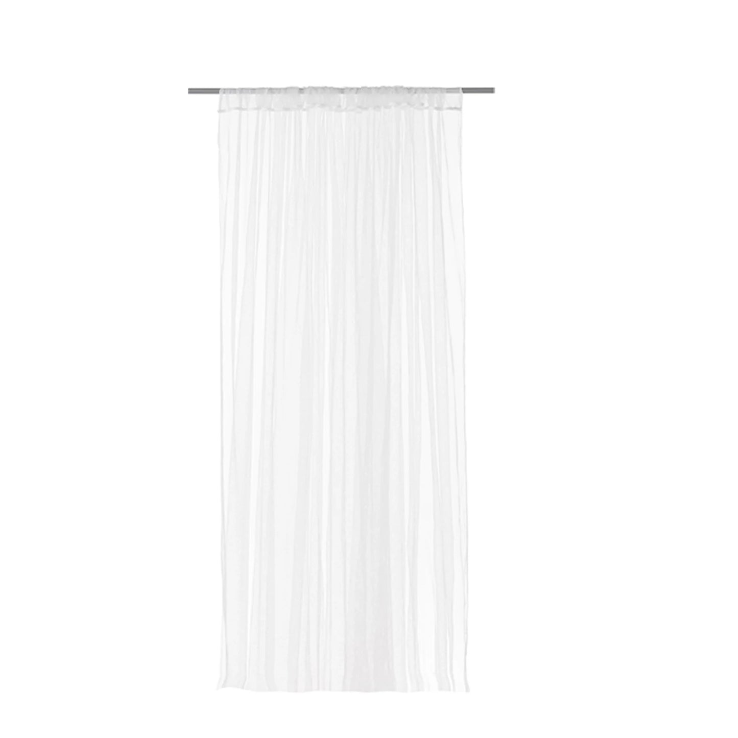 Outdoor Sheer Curtains for Patio Mosquito Netting Rod Pocket Garden Mesh Voile Drapes Mosquito Curtains for Porch Pergola