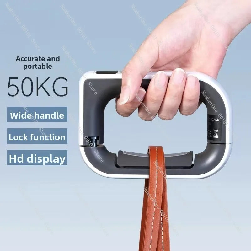 Portable Electronic Scale | High Precision 50kg Express Scale, Small Portable Luggage Weigher