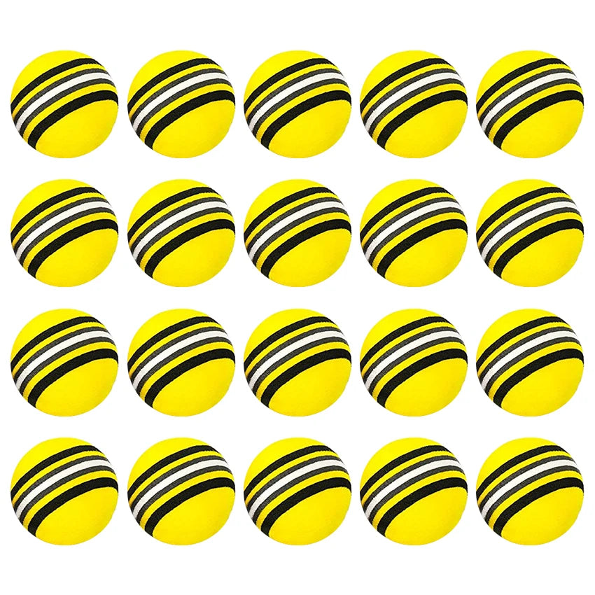 20pcs Golf Balls Light Rainbow Ball Range Ball 42mm Diameter Red Blue Yellow 3 Colors Pracitce Sports Ball Indoor Outdoor