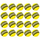 20pcs Golf Balls Light Rainbow Ball Range Ball 42mm Diameter Red Blue Yellow 3 Colors Pracitce Sports Ball Indoor Outdoor