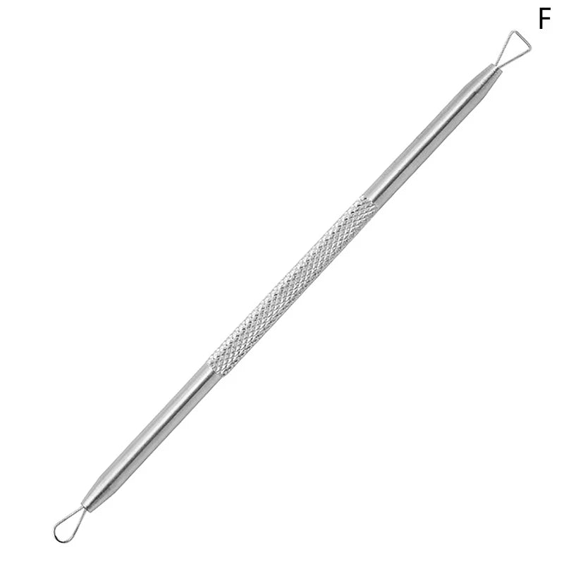 Stainless Steel Blackhead Comedone Acne Blemish Extractor Remover Face Skin Care Pore Cleaner Needles Remove Tools