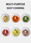 500/900ML Manual Food Processor Vegetable Chopper Hand Crank Garlic Mincer Portable Onion Cutter Fruits Herb Kitchen Accessories