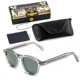 Polarized Sunglasses for Men and Women, UV400 Johnny Depp Lemtosh Style, Retro Acetate Frame, Eyeglasses Eyewear for Men