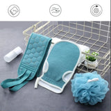 3pcs/set Body Scrubber Back Massage Exfoliating Sponge Bathroom Bath Brush Scrub Shower Brush Body Wash Scrub Bath Supplies