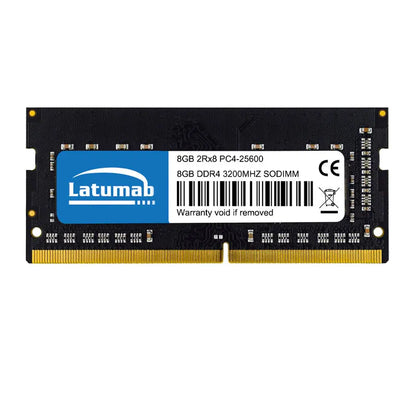Latumab SODIMM Memoria DDR4 DDR3 DDR3L DDR2 16GB 8GB 4GB 2GB 3200 2666 2400 2133 1866 1600 1333 800 667 MHz Laptop Ram Memoria