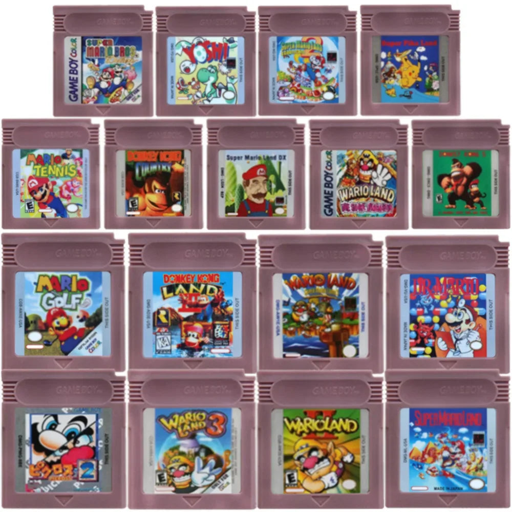 GBC Game Cartridge 16 Bit Video Game Console Card Mario Bros. Deluxe USA for GBC/GBA