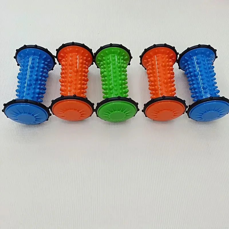Masajeador de pies con rodillo para aliviar la fascitis plantar y el dolor de arco del pie en el talón, masajeador de reflexología para la espalda, piernas, manos y músculos relajantes.