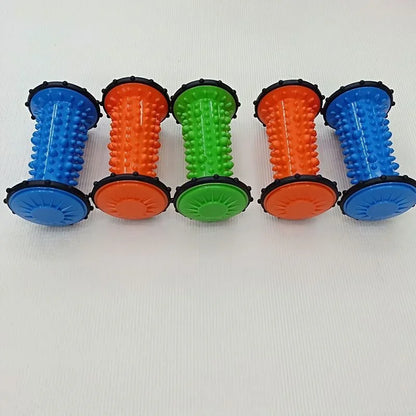 Masajeador de pies con rodillo para aliviar la fascitis plantar y el dolor de arco del pie en el talón, masajeador de reflexología para la espalda, piernas, manos y músculos relajantes.