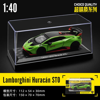 CCA 1:43 BMW Gulf Oil Station Shell Station McLaren Lamborghini Series Racing Alloy Car Model Toy Car Casting Pullback Function
