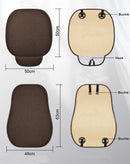 Universal Car Seat Cover Car Front Rear Seat Back Cushion Falx Car Seat Cushion Protector Auto Interior Pad Fit for Most Cars