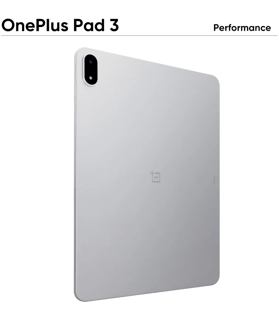 OnePlus Pad 3 13.2inches Tablet 144Hz Screen 12140mAh Snapdragon 8 Battery 13MP Rear Camera 8 Speakers 80W Charge Global Version