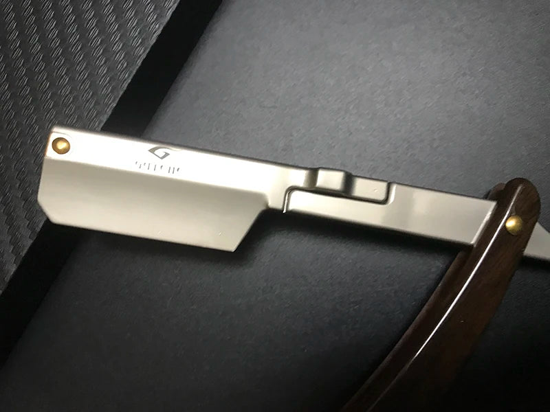 Stainless Steel Folding Shave Knife Beard Straight Razor Hair Dressing Tool Men Manual Convenience Hair Trimmer Shaver Barbeador