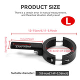 Universal Motor Light Mounting Bracket Auxiliary Light Bar Tube Clamp 22-38/38-64mm for Motorcycle Scooter Mountain Bike ATV UTV