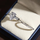 Anillos de compromiso ZAKOL con corazón rosa romántico y circonita cúbica para mujer, anillos de boda de moda con circonita cúbica AAA, joyería para regalo de San Valentín.