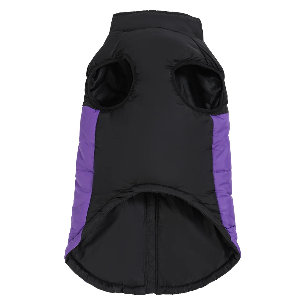 Warm Pet Clothing Winter Reflective Dog Costume Soft Windproof Zipper Jacket Coat With D-ring For Small Dog Chihuahua Labrador
