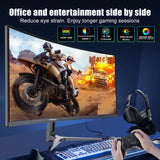 FYHXele 34 inch 99% sRGB Gaming Office Curved Screen 165Hz Refresh Rate 1ms High Reaction Speed Equipped With 3440*1440P Resolution HDMI or DP Interface 21::9 Proportional Screen